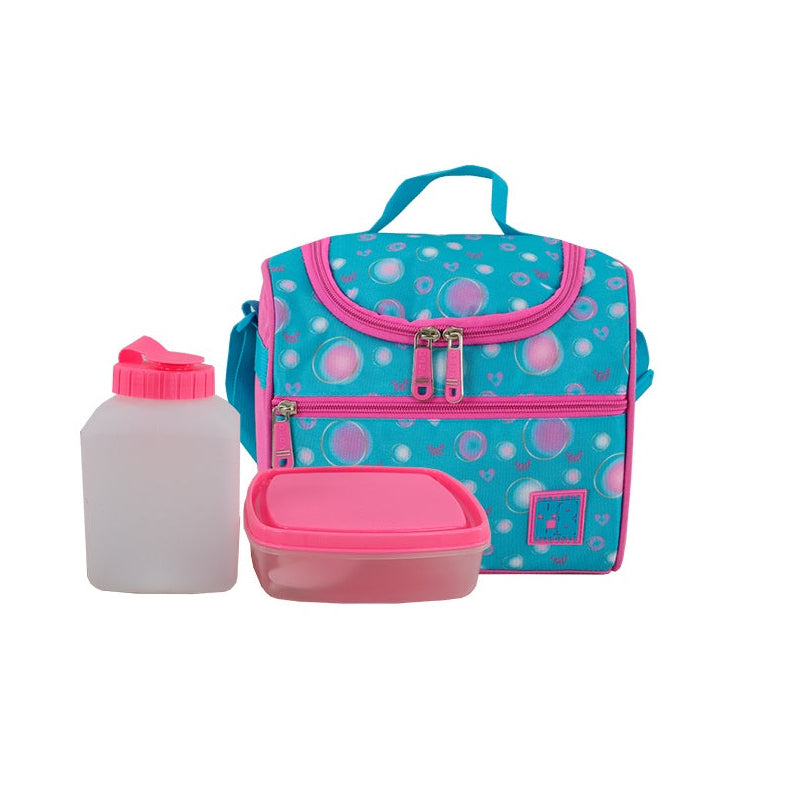 SET DE MOCHILA CON RUEDA, LONCHERA Y CARTUCHERA (sky blue)